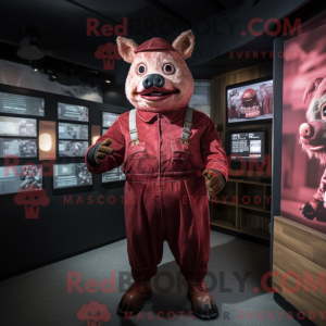 Mascot character of a...