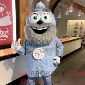 Mascot character of a Gray...