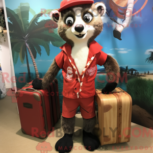 Mascot character of a Red...