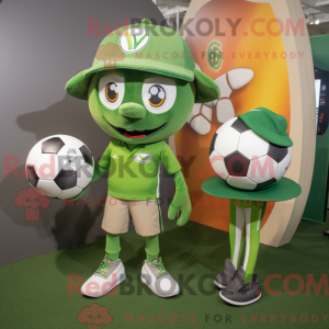 Mascot character of a Olive...