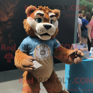 Mascot karakter van een...