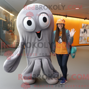 Mascot character of a Gray...