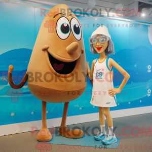 Mascottefiguur van een...