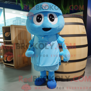 Maskottchenfigur eines Blue...