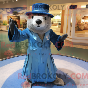 Mascottefiguur van een...