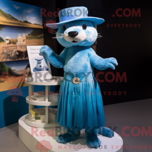 Mascottefiguur van een...