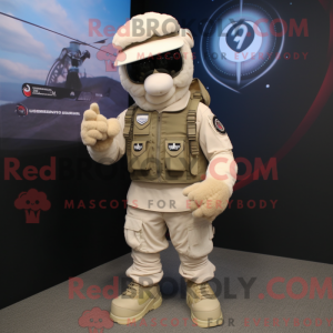 Mascot character of a Cream...