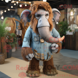 Mascottefiguur van een...