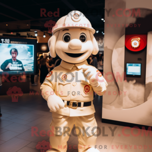 Mascot character of a Cream...