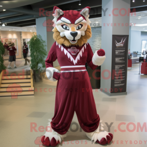 Mascot karakter van een...