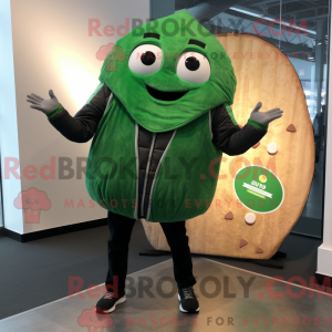 Mascot character of a Green...