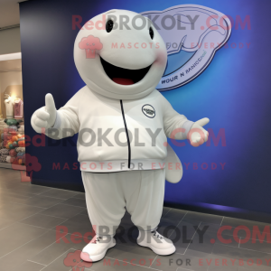 Mascot character of a White...