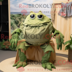 Mascot character of a Olive...