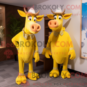 Mascottefiguur van een...