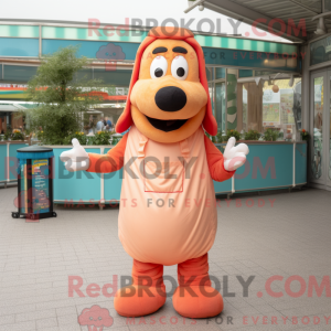 Mascottekarakter van een...