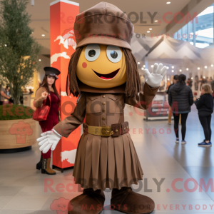 Mascottefiguur van een...