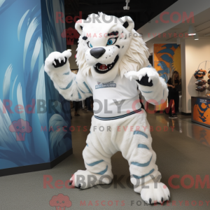 Mascot character of a White...