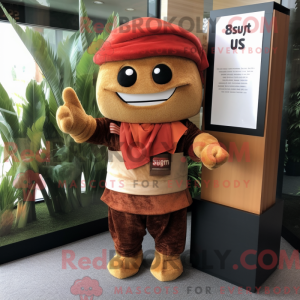 Mascot character of a Rust...