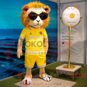 Mascot character of a Gold...