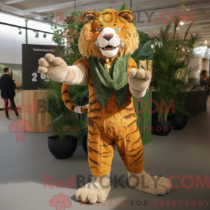 Mascot character of a Olive...