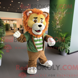 Mascot character of a Olive...
