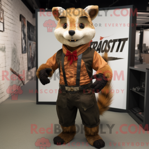 Personaje mascota de Rust...