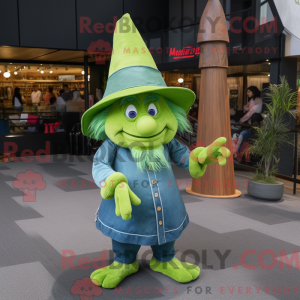 Mascot character of a Lime...