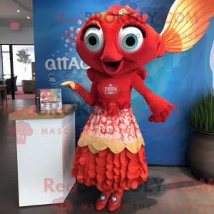 Mascottekarakter van een...
