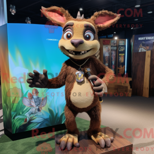 Mascot karakter van een...