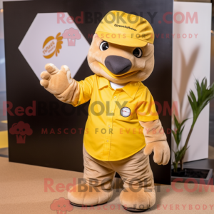 Mascot karakter van een...