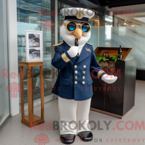 Maskotkarakter af en Navy...