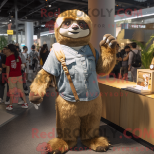 Personnage mascotte d un...