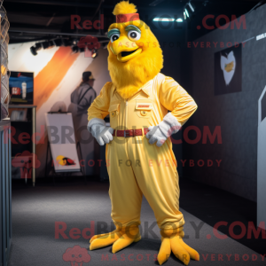 Mascottekarakter van een...