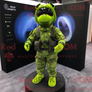 Mascot character of a Lime...