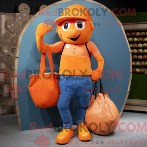 Postava maskota Orange...