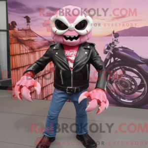 Maskottchen eines Pink Crab...