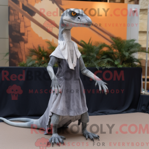 Mascot character of a Gray...