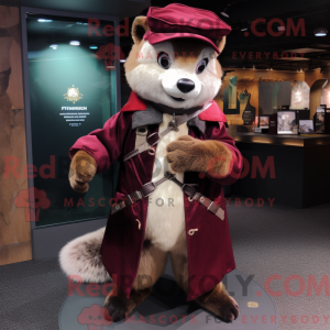 Mascot karakter van een...