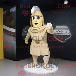 Personagem de máscara de um...