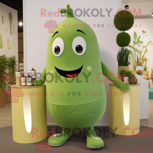 Mascot character of a Olive...