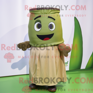 Mascottefiguur van een...