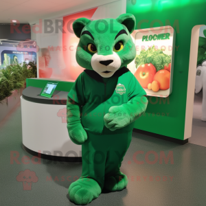 Forest Green Puma maskot...