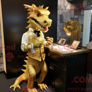 Mascot character of a Gold...