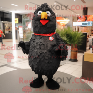 Mascot character of a Black...