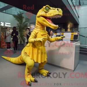 Mascot karakter van een...