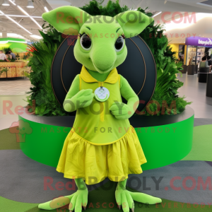 Mascot character of a Lime...