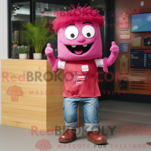 Mascot karakter van een...