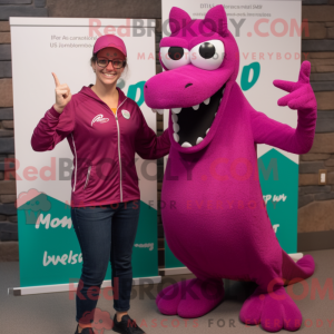 Mascot karakter van een...
