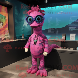 Mascot karakter van een...