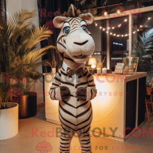 Mascottefiguur van een...